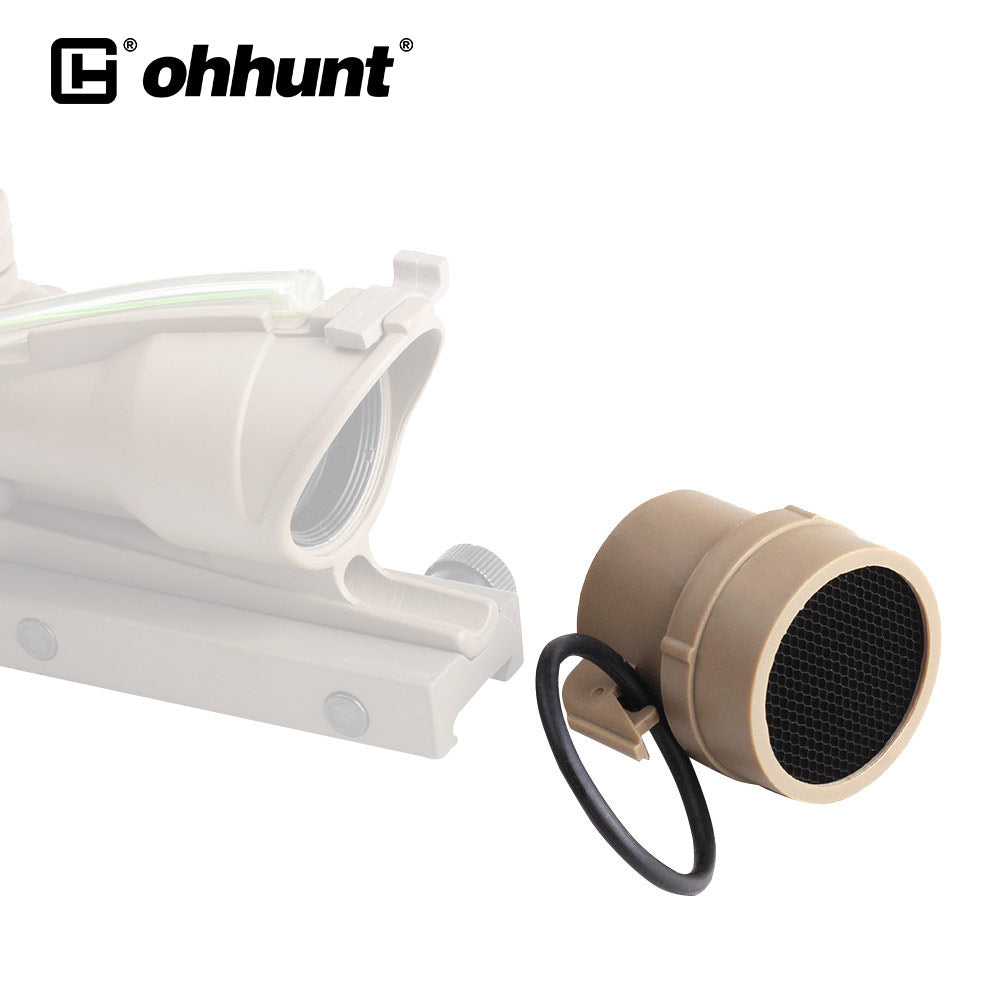 Ohhunt アルミニウム キルフラッシュ サイト プロテクター カバー タン 4x32 ライフル スコープ用 – ohhunt