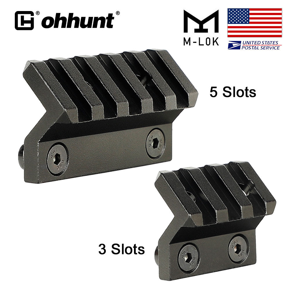 45 Degree Offset M-LOK Rail Mount