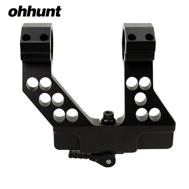 ohhunt クイック デタッチ AK サイド レール スコープ マウント 一体型 1 インチ/30mm リング付き AK47 AK74 ブ