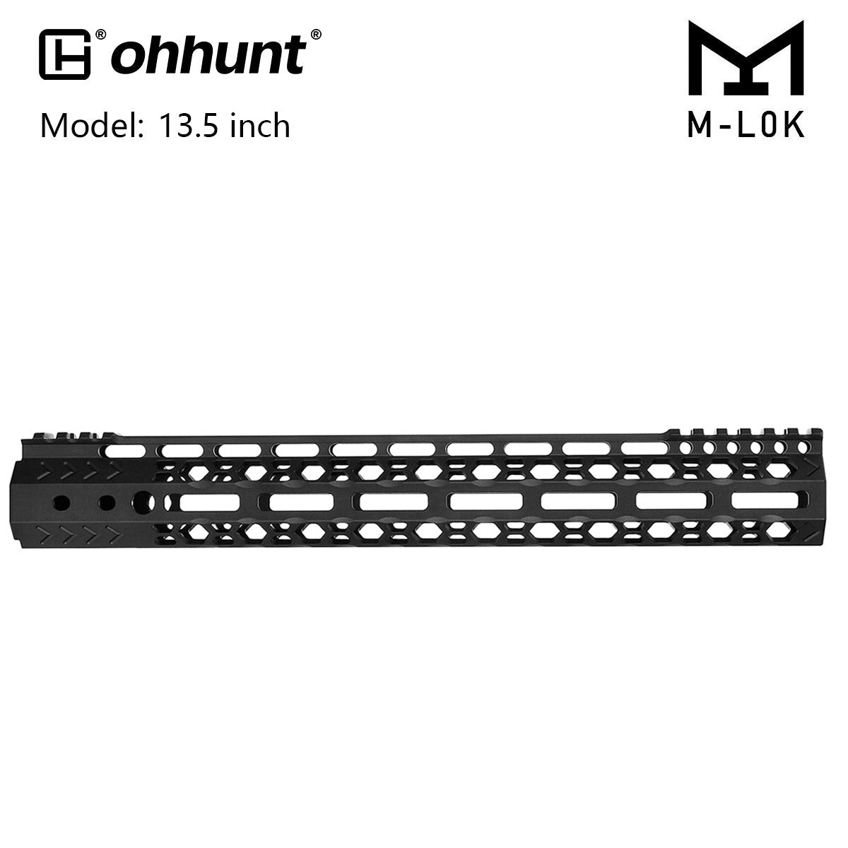 Ohhunt® AR-15 13.5インチ 超軽量 六角フリーフロート M-lok ハンドガード スチールバレルナット付き – ohhunt