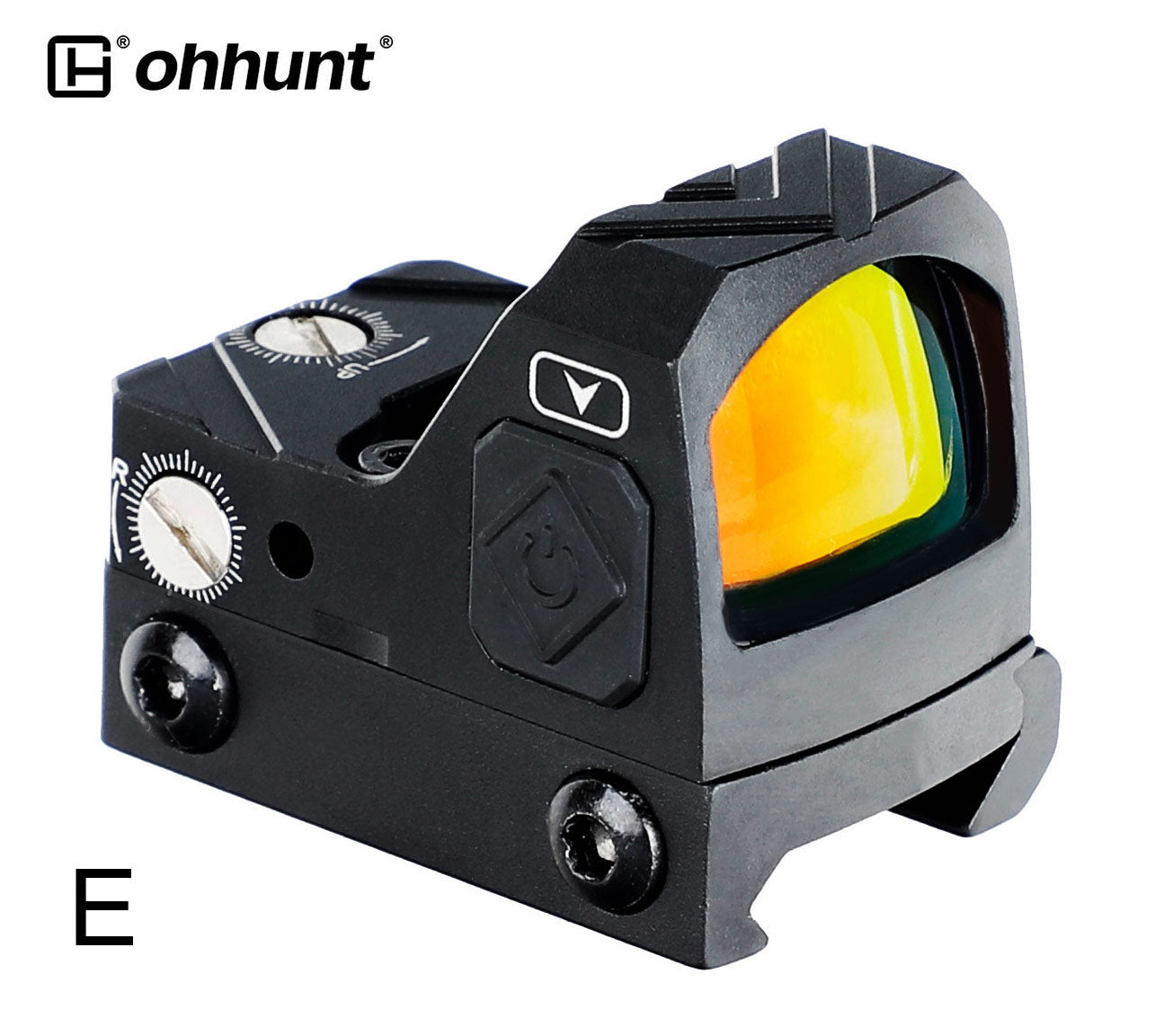 ohhunt® 2 MOA Shake Awake Micro Red Dot Sight 12x Beleuchtungseinstellungen für Pistole