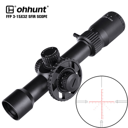 ohhunt® LR FFP 3-15X32 SFIR Rifle Scope