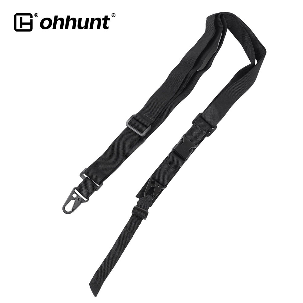 ohhunt® ajustável AR-15 alça de estilingue para rifle de 3 pontos, desmontagem rápida