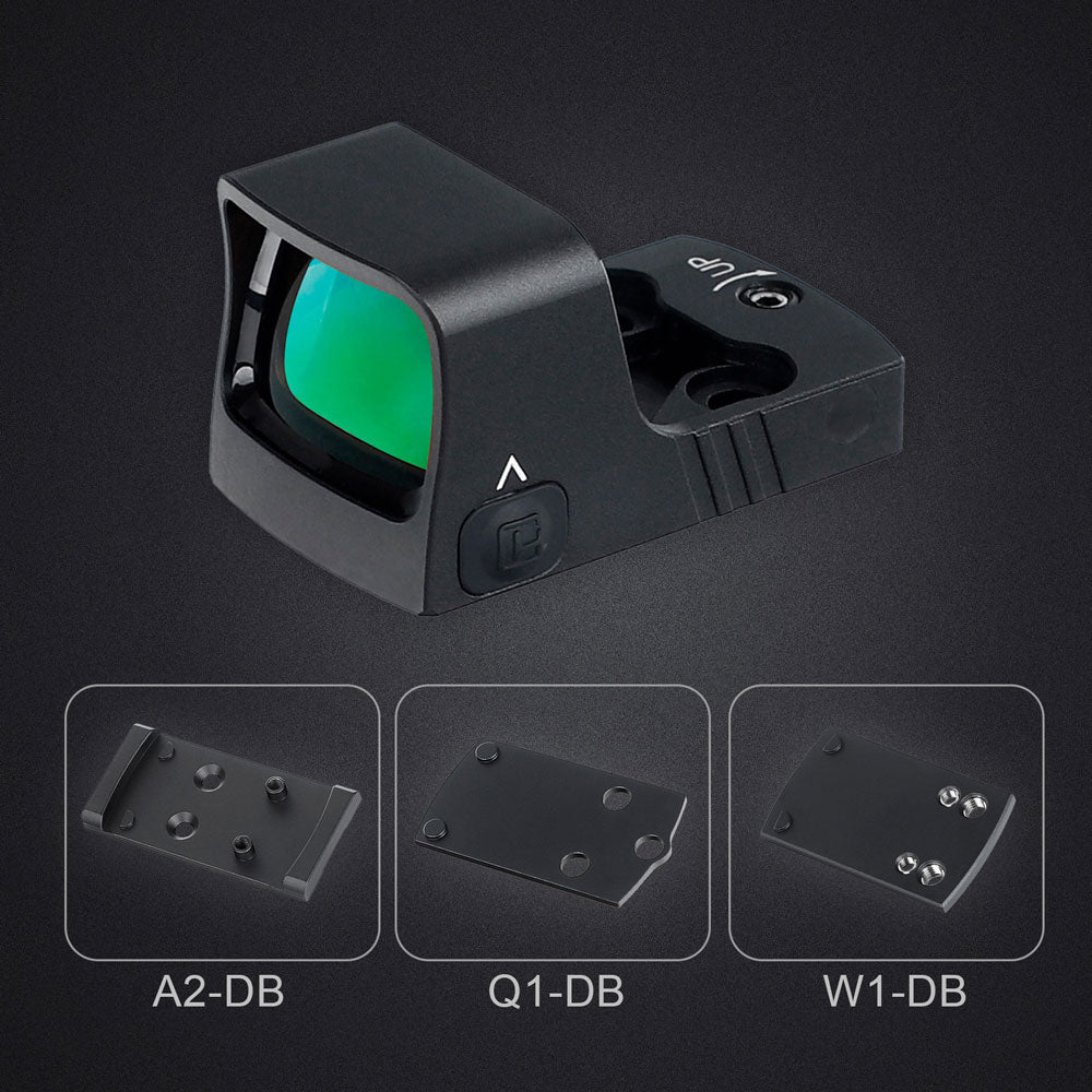 ohhunt® RD U1 3 MOA Micro Green Dot Sight Shake Awake with RMSc Footprint Picatinny Mount 10 Brightness Levels