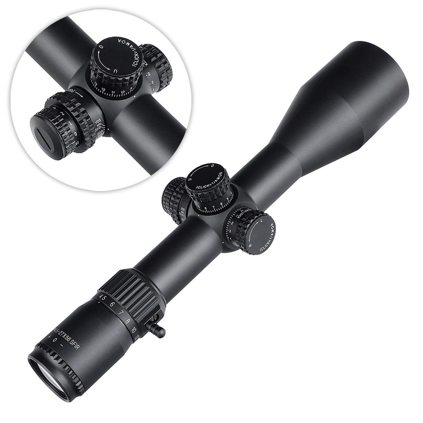 ohhunt® 4.5-27X56 SFIR FFP Rifle Scope Tubo de 34mm