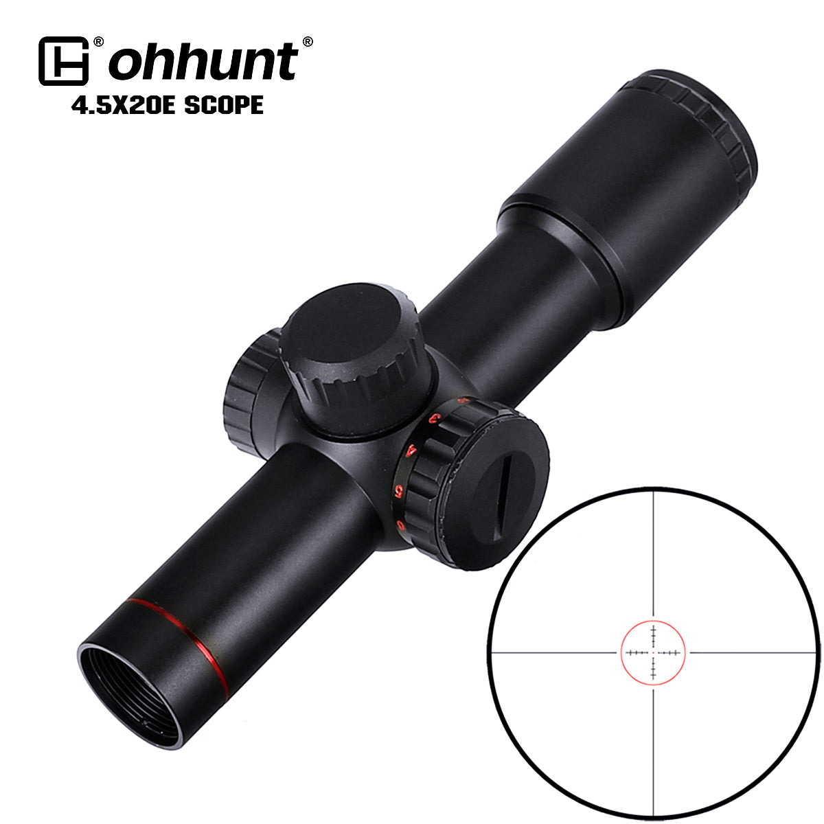 ohhunt 4.5x20E Lightweight Compact Rifle Scope