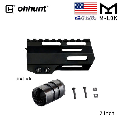 ohhunt® AR-15 4 inch Free Float Handguard for 9MM 5.56/.223 Pistols