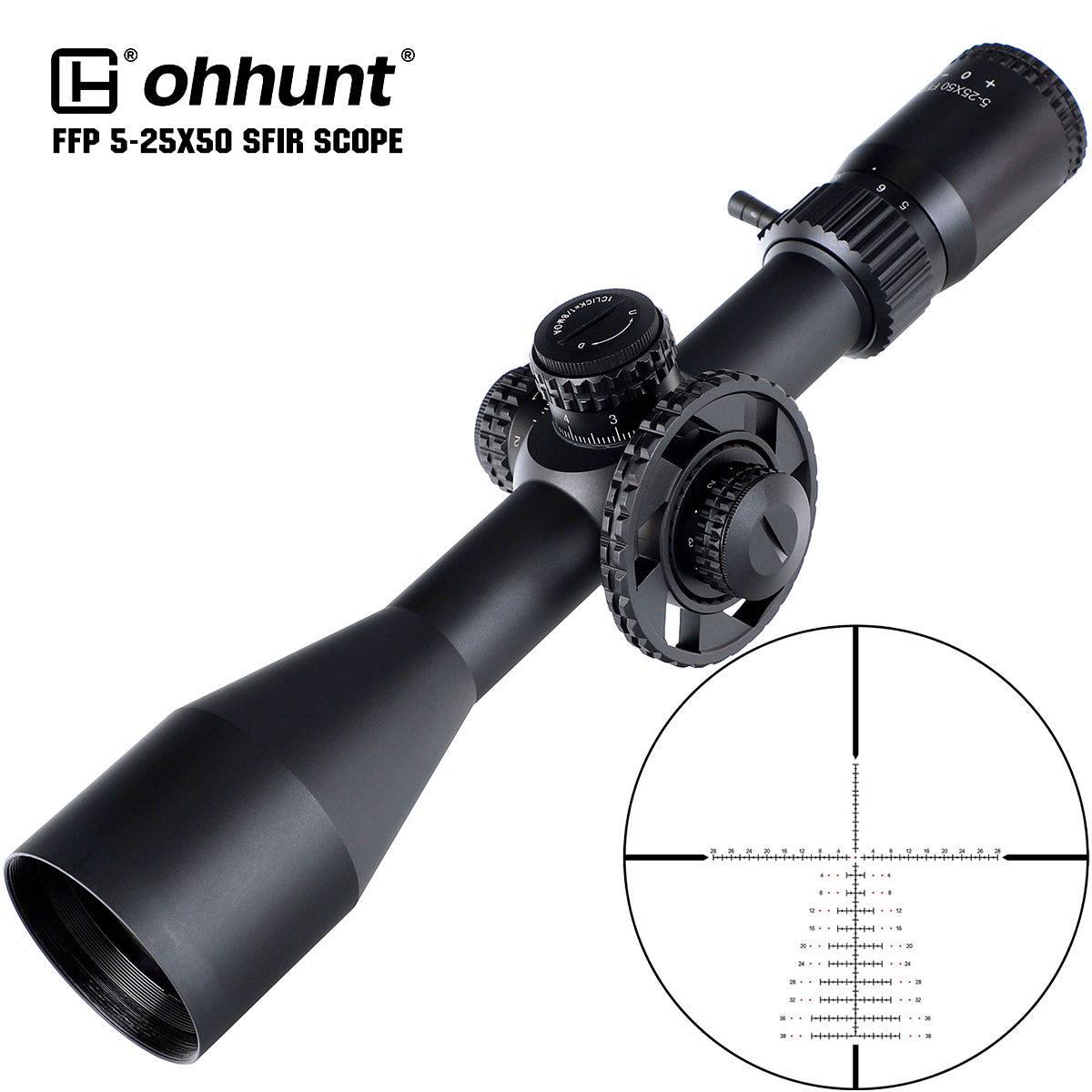 5-25X50 SFIR FFP Rifle Scopes 