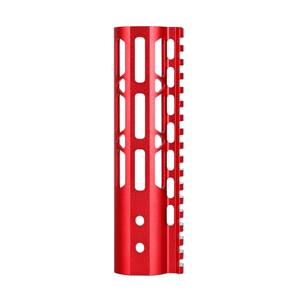 ohhunt AR15 Red Handguard M-lok with Steel Barrel Nut