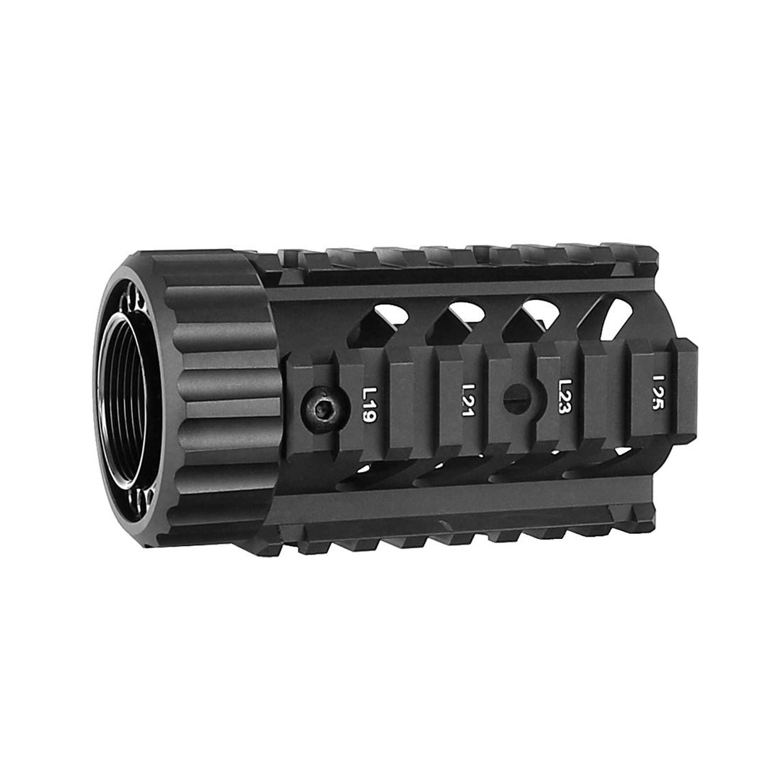 ohhunt 4 inch Free Float Quad Rail Handguard with Steel Barrel Nut AR-