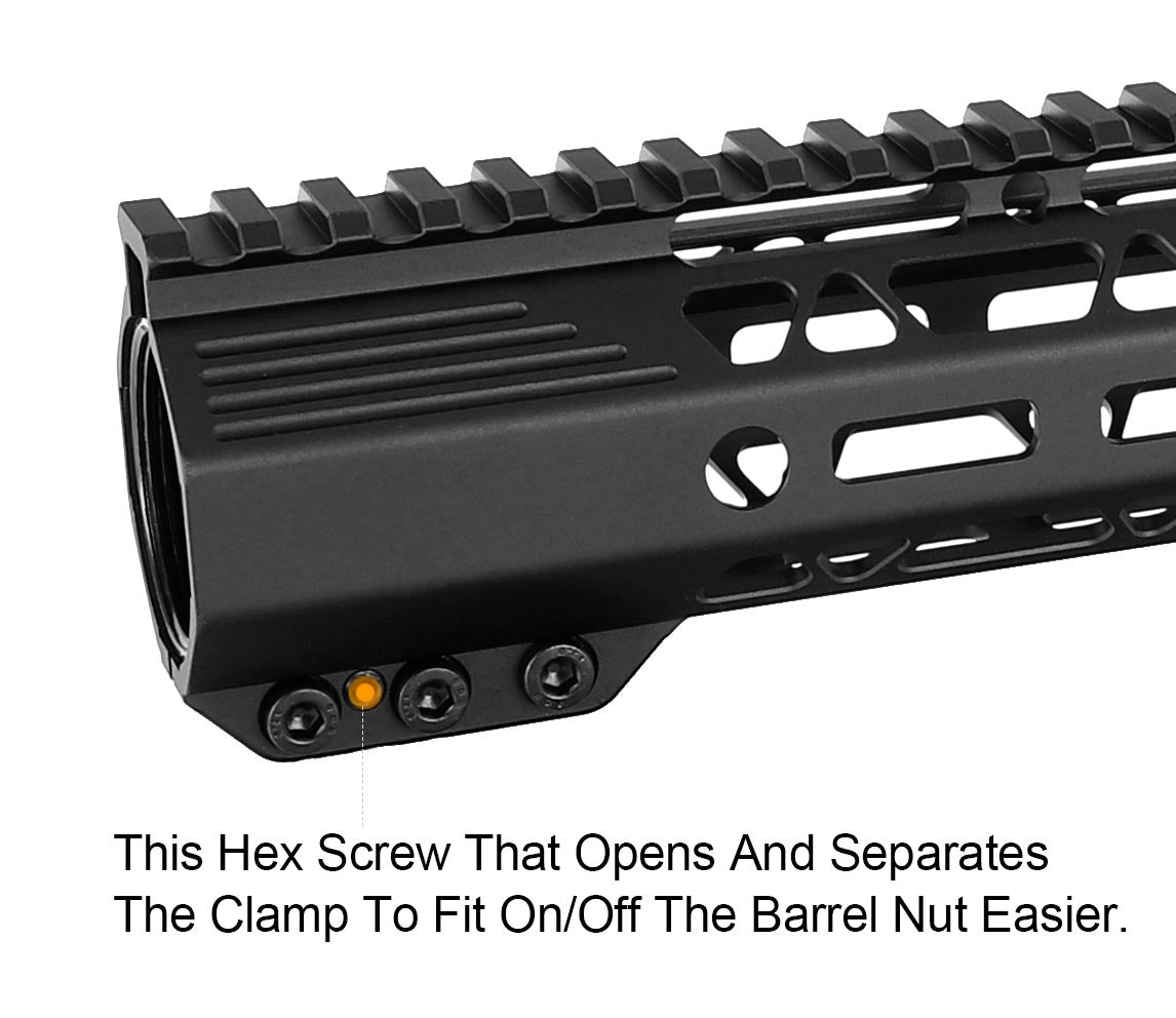 ohhunt® AR10 Handguard Trọng lượng nhẹ &amp; Mỏng - 17 inch