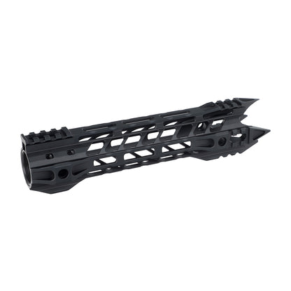 AR-15 Free Float Javelin M-LOK Handguard com porca de cano de aço 7" 9" 12" 15" Corrimão