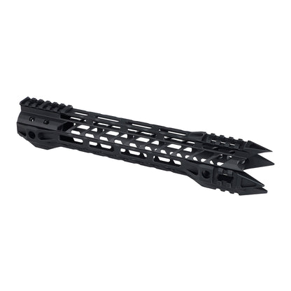 AR-15 Free Float Javelin M-LOK Handguard com porca de cano de aço 7" 9" 12" 15" Corrimão