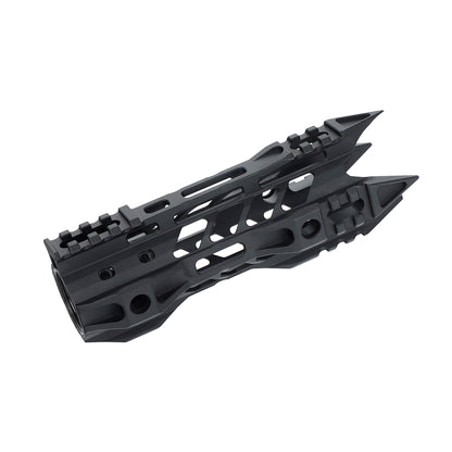 AR-15 Free Float Javelin M-LOK Handguard com porca de cano de aço 7" 9" 12" 15" Corrimão