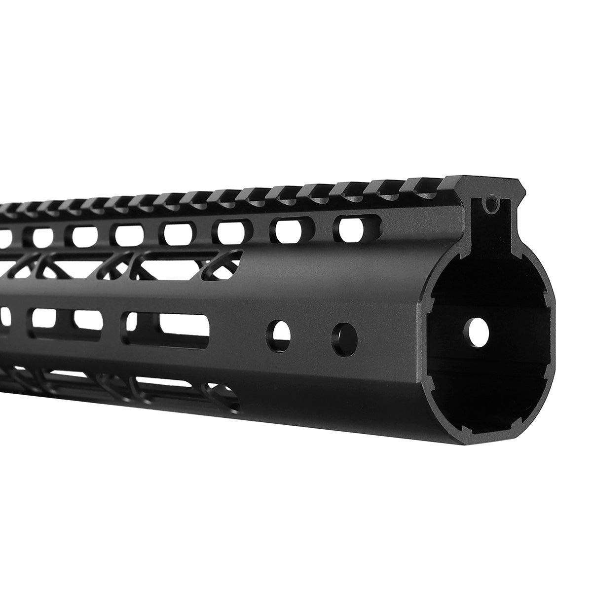 ohhunt® AR15 M-lok フリーフロート ハンドガード スチールバレルナット付き - 10 インチ