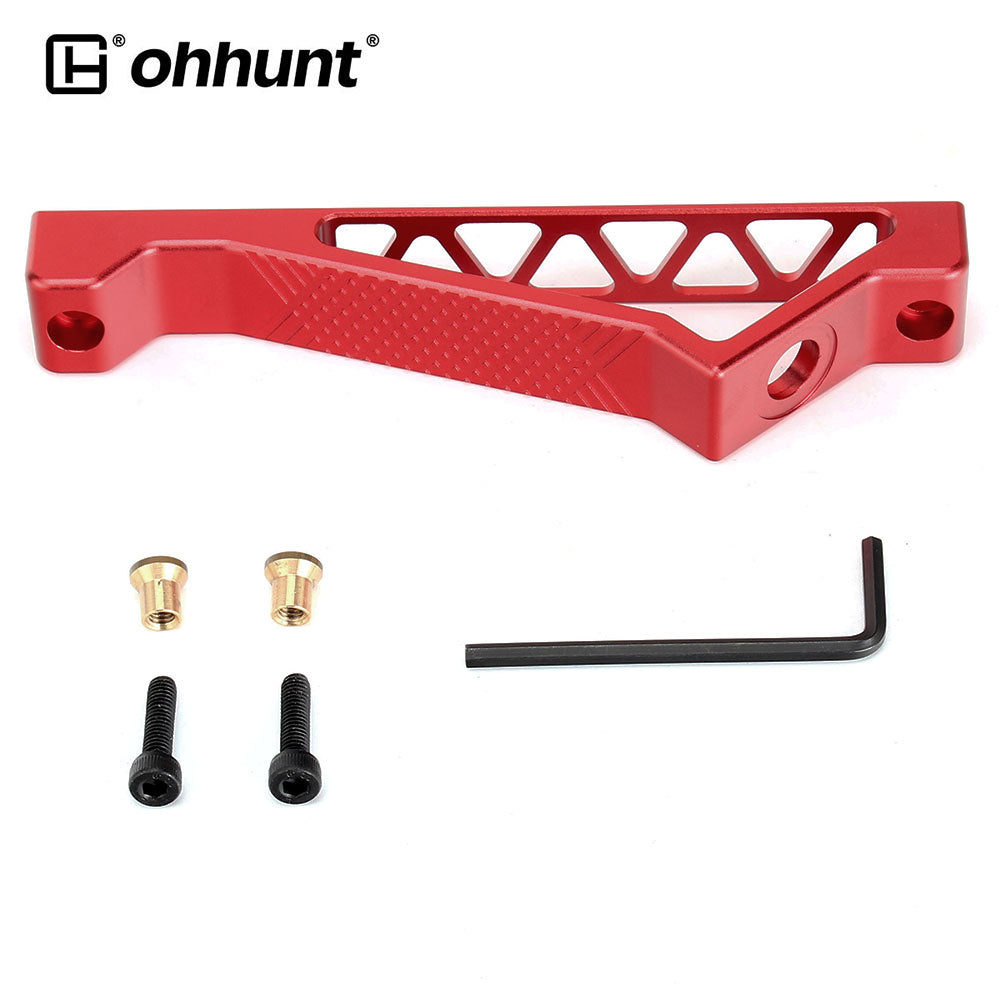 AR-15 keymod Angled Foregrip Aluminum Handstop for handguard - Red