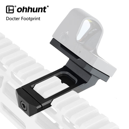 ohhunt® Suporte Micro Red Dot inclinado de 45° para pegada RMR/SRO/407C/507C/508T RMR