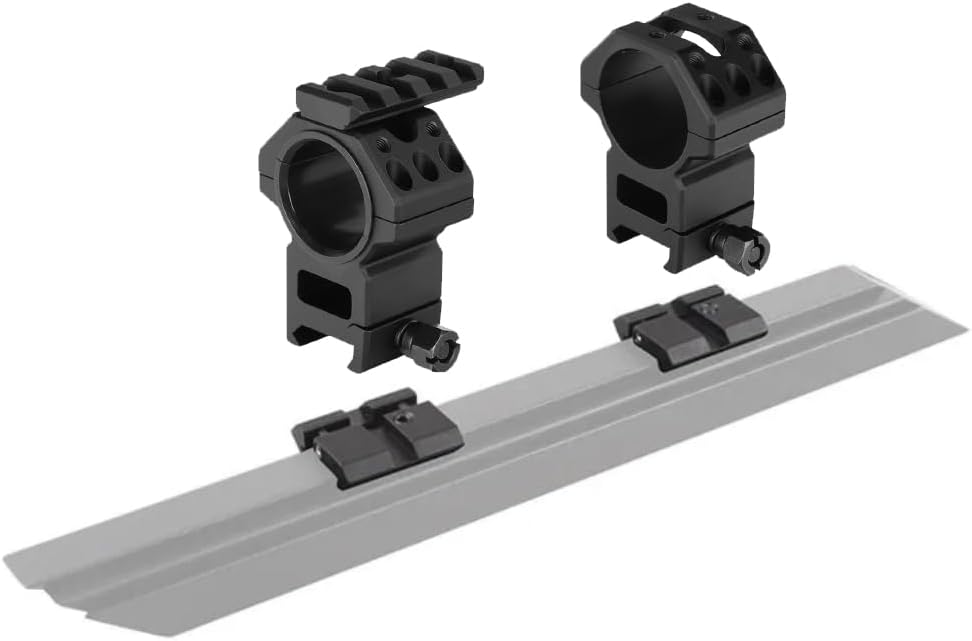 ohhunt Low 11mm Dovetail to Picatinny Adapter for Scope Rings With Stop Pin 2pcs