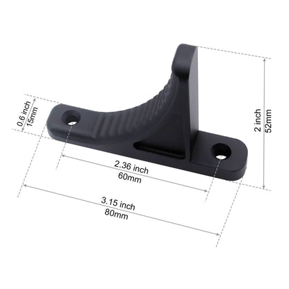 AR-15 Metal Gripstop Handstop compatível com protetor de mão keymod - Preto