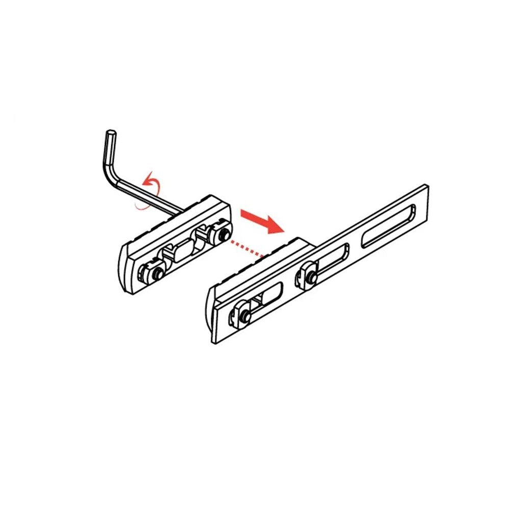 Bộ thay thế thay thế M-LOK T-Nut - ren M4