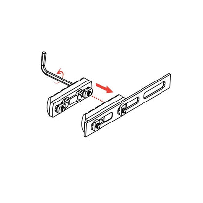 Bộ thay thế thay thế M-LOK T-Nut - ren M4