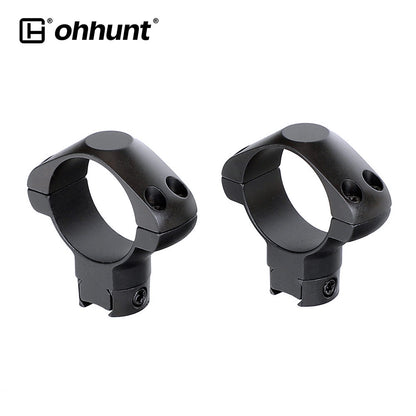 ohhunt® Steel 30mm Dovetail Scope Rings Mount for .22 Dovetail Airgun - High Profile