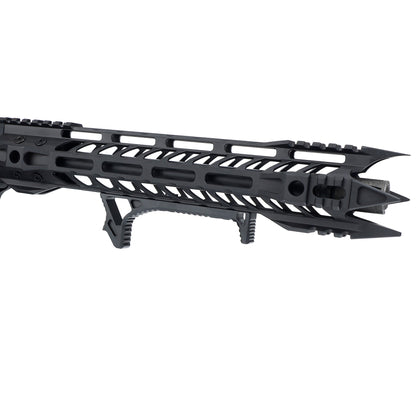 AR-15 Free Float Javelin M-LOK Handguard com porca de cano de aço 7" 9" 12" 15" Corrimão