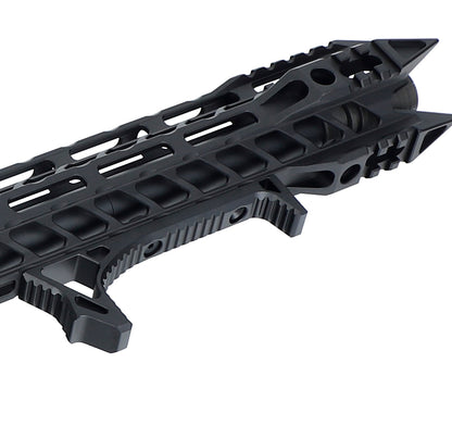 AR-15 Link Curved Handstop Metal Angled Foregrip 4.6" fit M-lok Handguard - Black,Red,Desert Dirt Color