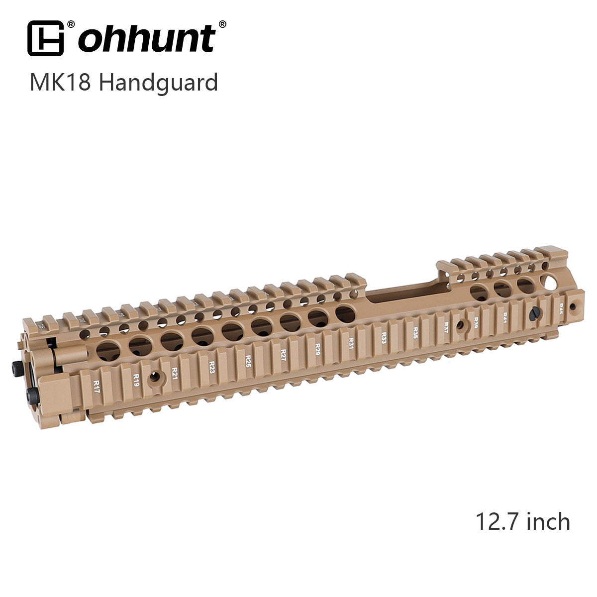 Ohhunt AR-15 7インチ フリーフロート クワッドレール ハンドガード フロントエンドキャップ付き カービン長に適合 – ohhunt