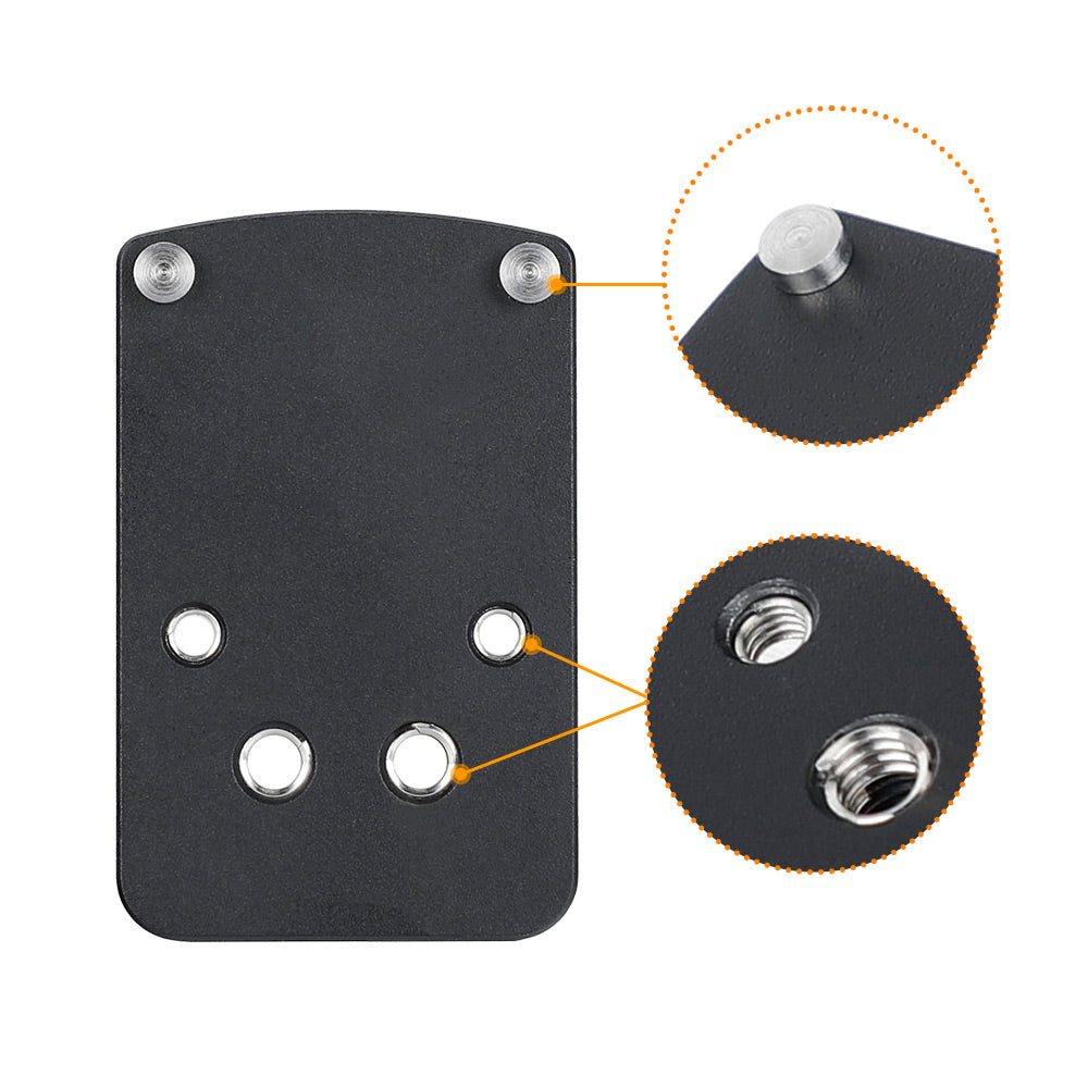 ohhunt® Red Dot Sight Mounting Plate Adapter for Trijicon RMR SRO Holosun 407C 507C 508T