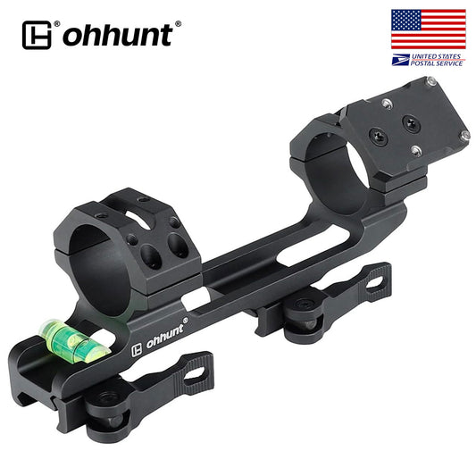 ohhunt® 30mm/1 inch Picatinny QD Scope Mount with Red Dot Adapter fit for RMR Footprint