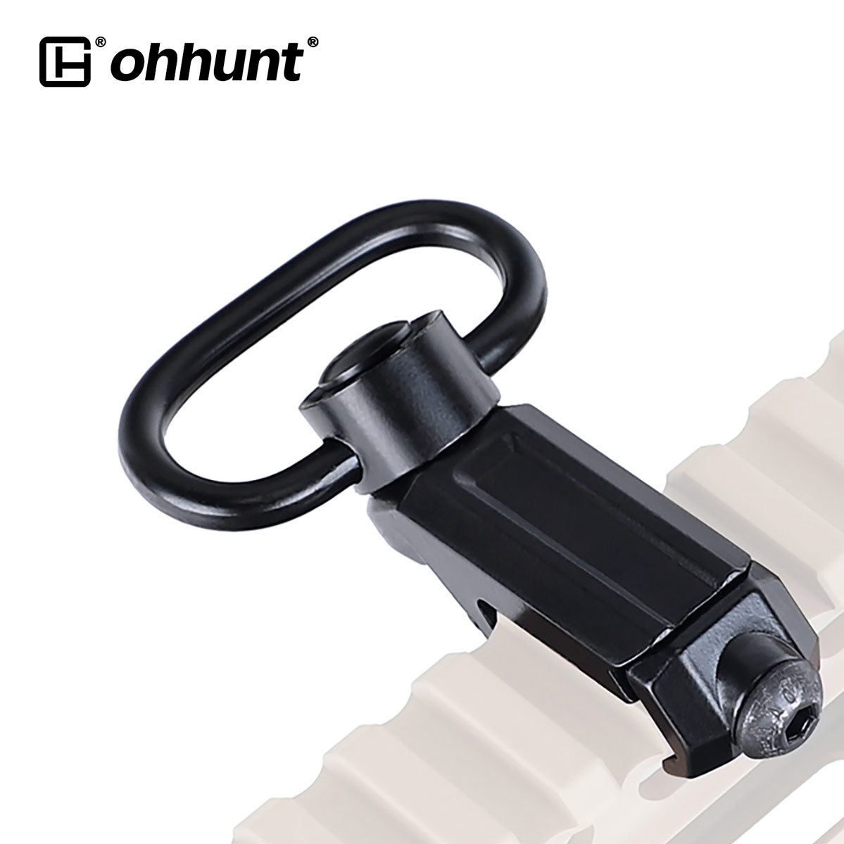 ohhunt® Picatinny Sling Mount with Quick Detach Sling Swivel Attachment