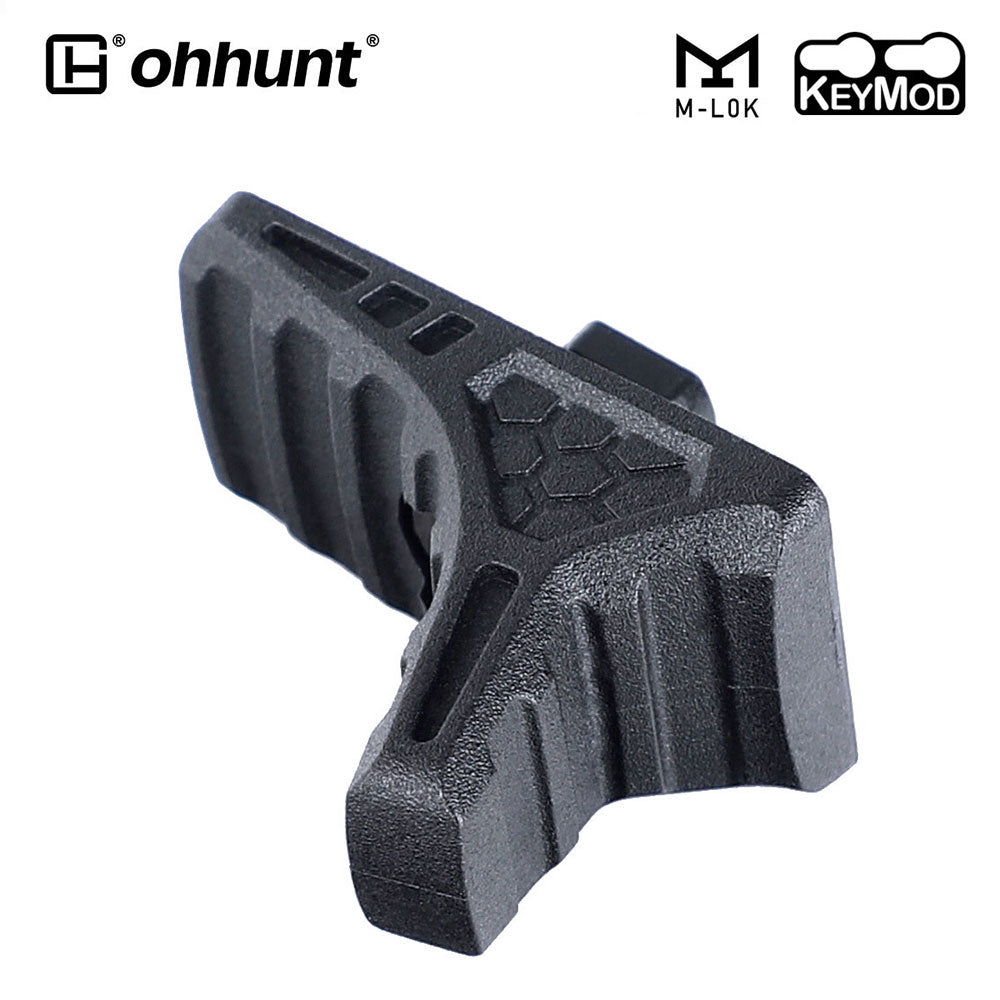 Polymer Mini Handstop for M-Lok & Keymod Python Pattern - 1.58“