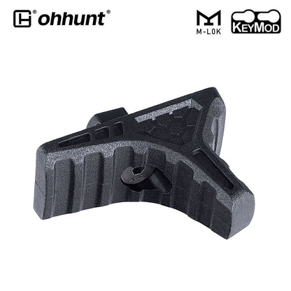 Polymer Mini Handstop for M-Lok & Keymod Python Pattern - 1.58“