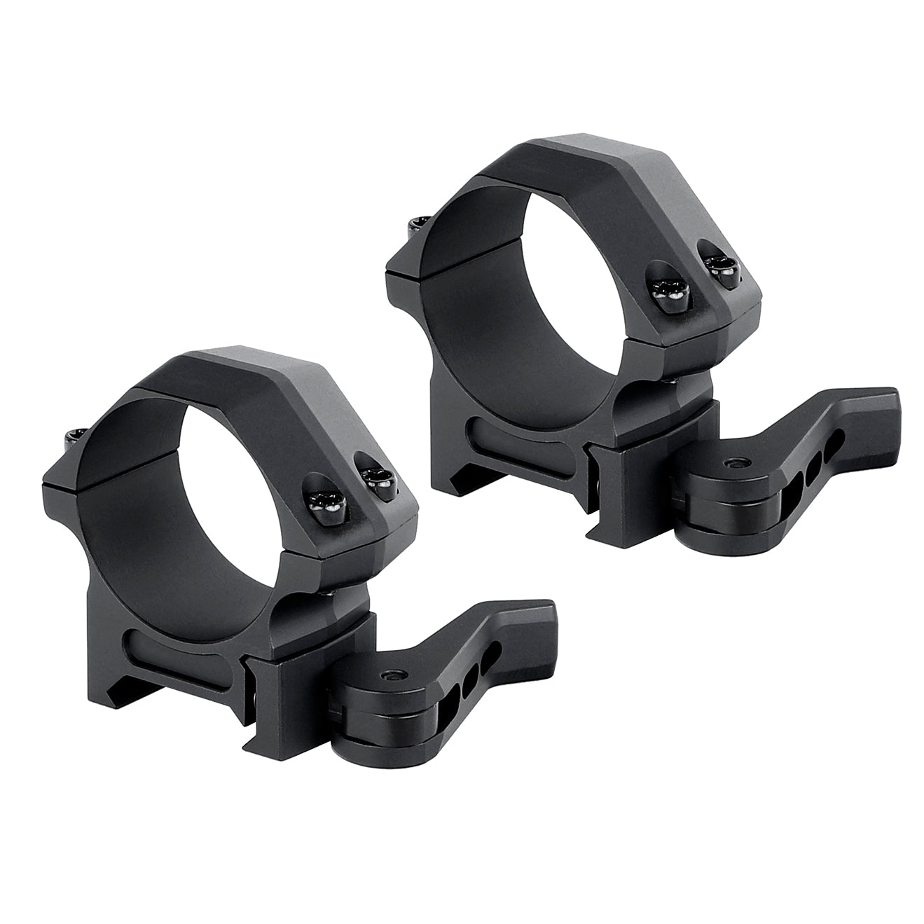 ohhunt® Pro Quick Release 30mm Scope Rings Picatinny Rail Mount 7075-T6 Aluminum - Low Profile