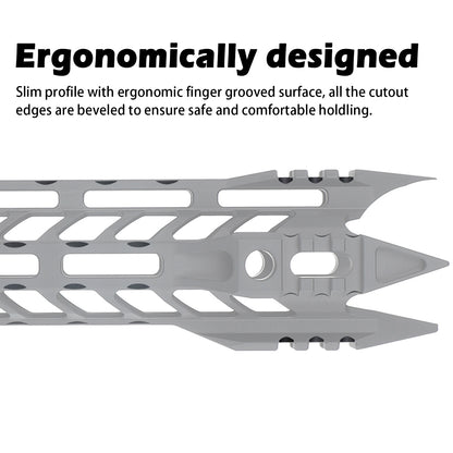 Slim profile with ergonomic finger grooved surface