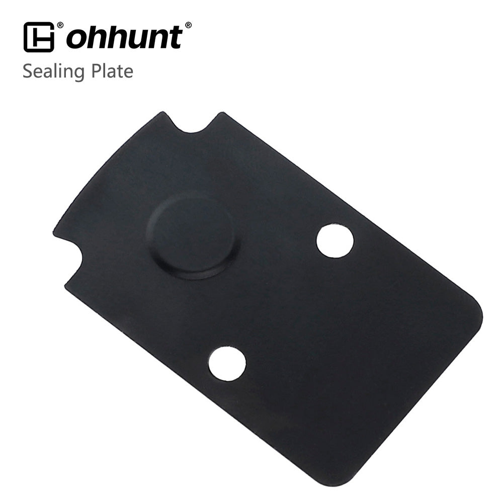 ohhunt® Red Dot Mount Anti Flicker Sealing Plate Kit Compatible with RMR SRO Footprint Optics for Glock