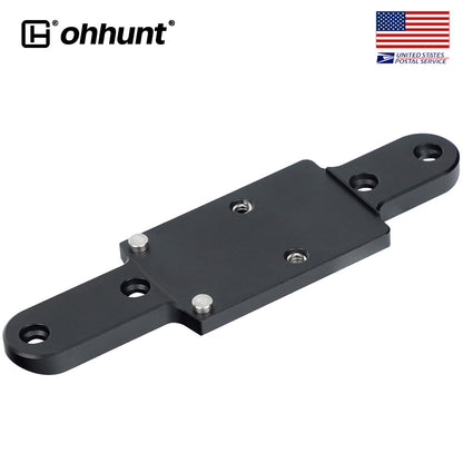 ohhunt® Red Dot Mount Plate Compatible with RMR Footprint Optics and Benelli Super Black Eagle/M1/M2/M3/Vinci/Auto/Franchi Affinity 3/3.5