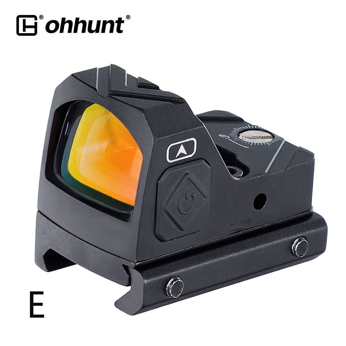 ohhunt® 2 MOA Shake Awake Micro Red Dot Sight 12x Beleuchtungseinstellungen für Pistole