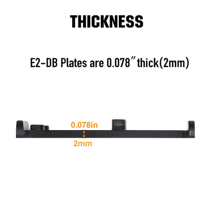 ohhunt Red Dot Adapter Plate for Glock 17 19 Mos Compatible with RMR Footprint Optic Holosun 407/507C/508T/RMR/SRO