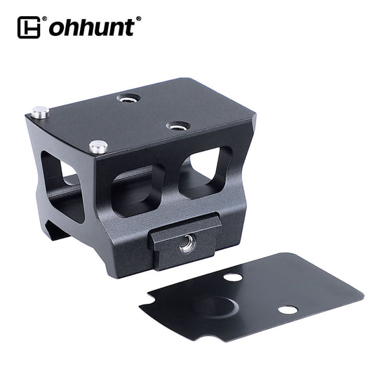 ohhunt® Picatinny Red Dot Riser Mount with Sealing Plate fit for RMR footprint Optic