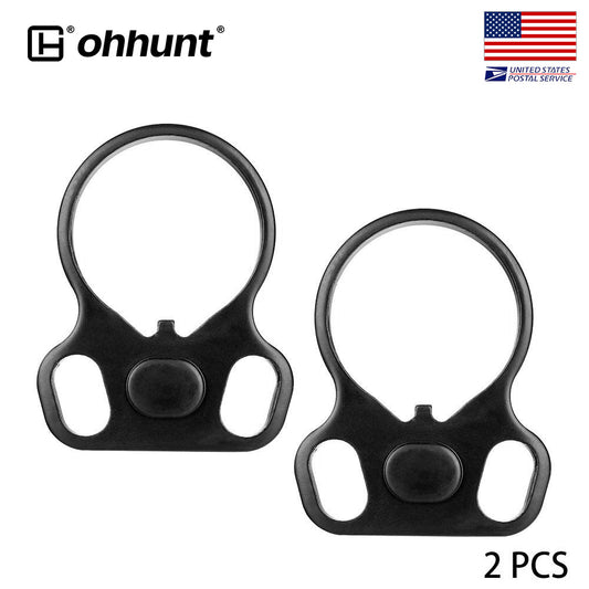 ohhunt 2 PCS Pack AR-15/M16 Адаптер для двусторонней стропы Концевая пластина