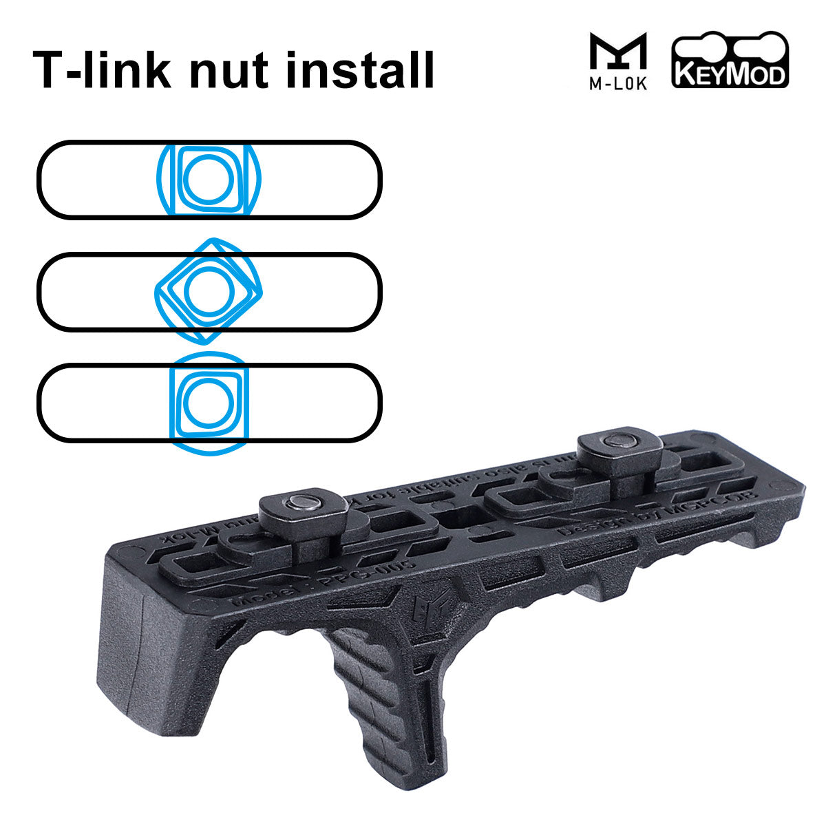 Universal Handstop for M-LOK & Keymod