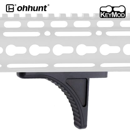 AR-15 Metal Gripstop Handstop compatible with keymod handguard - Black