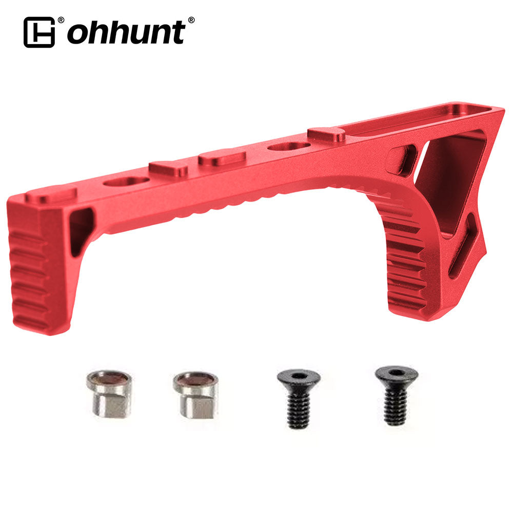 AR-15 Handstop Multifuncional Angular Foregrip para Keymod Handguard - Vermelho