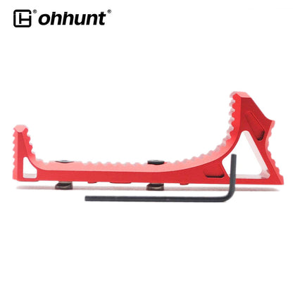 AR-15 Handstop Multifuncional Angular Foregrip para Keymod Handguard - Vermelho