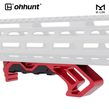 AR-15/AR-10 M-Lok Handstop Barricade Stop Aluminum - Red