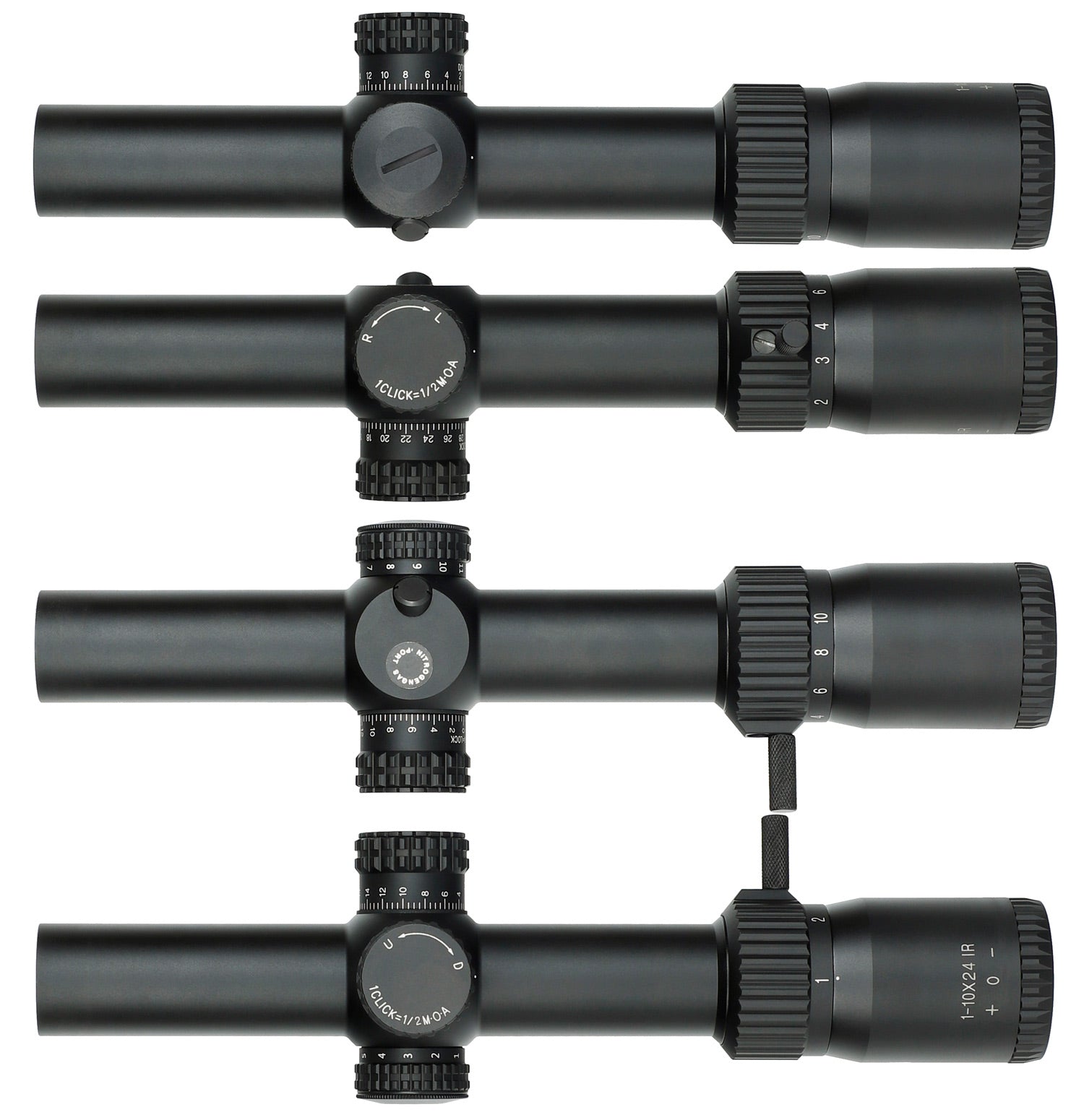 ohhunt® LR 1-10X24 SFP Tactical Rifle Scope LPVO Optics