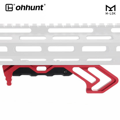 AR-15/AR-10 M-Lok Handstop Barricade Stop Aluminum - Red