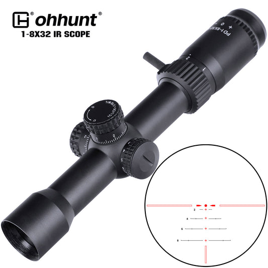  1-8X32 Long Eye Relief Rifle Scope